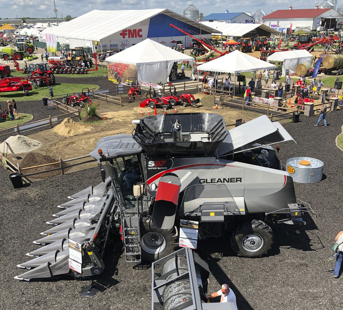 2018 Farm Progress Show overhead view